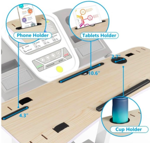 lot 158 image: new Other Luckup Universal Treadmill Desk, 39.5 x 15.25 - As Shown - (READ)