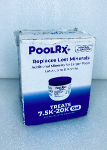 lot 159 image: New Open Box PoolRx, Mineral Algaecide, Treats 7.5k-20k Gal, Booster