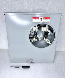 lot 177 image: Talon Type UAT1 Meter Socket 600V 135A 1 Phase NEMA 3R Enclosure - In Condition As Shown