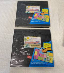 lot 249 image: Lot Of 2 - Pre-Designed Slip-In Page Scrapbooks For 4 x 6 Photos, 20 Pages Each - In Condition As Shown
