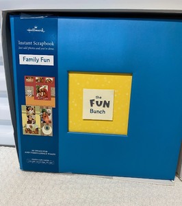 lot 268 image: Hallmark Family Fun Instant Scrapbook With 20 Pages - In Condition As Shown