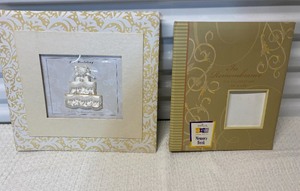lot 270 image: Lot Of 2 - (1) Wedding & (1) Memory Books - In Condition As Shown