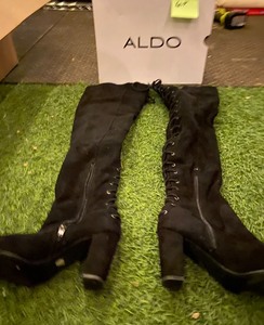 lot 369 image: Aldo Size 6.5 Womens Tall High Heels - In Style & Condition As Shown