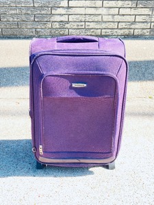 lot 454 image: Aristocrat Purple Luggage Bag - In Condition As Shown