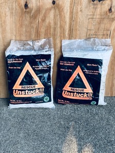 lot 464 image: Lot Of 2 - New Other Dont Call A Tow Truck Get Unstuck Rescue 12lb. Each Bag, Non-Toxic - As Shown