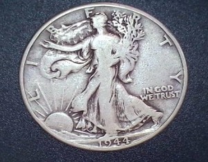 lot 29 image: 1944 Silver Walking Liberty