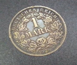 lot 34 image: 1906 German Mark 1