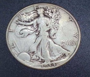 lot 54 image: 1944 Silver Walking Liberty
