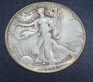 lot 56 image: 1945 Silver Walking Liberty