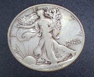 lot 63 image: 1941 Silver Walking Liberty