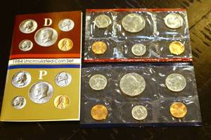 lot 69 image: 1984 Uncirculated Coin Set - DP Mint