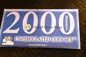 lot 73 image: 2000 Uncirculated Coin Set - P Mint
