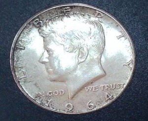 lot 92 image: 1964 Silver Kennedy Half Dollar