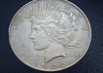 1922 Silver Peace Dollar