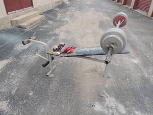 lot 61 image: Weiden weight bench weights wrist weights and more