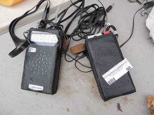 lot 96 image: Emerson transistor radio & Nu sound  micro cassette recorder