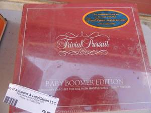 lot 35 image: NEW Trivial pursuit Baby Boomers edition