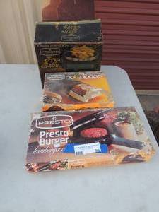 lot 99 image: Presto burger, fry daddy, and hot dogger