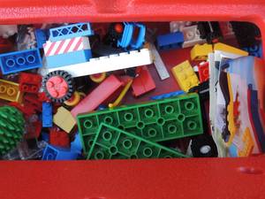 lot 101 image: Legos in Lego box