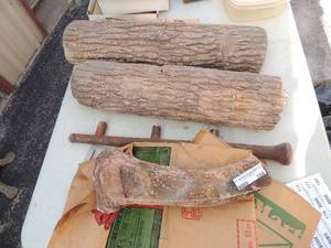 lot 159 image: Log set for gas fireplace