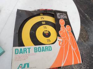 lot 168 image: Dart Board and darts