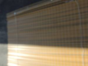 lot 58 image: BAMBOO ROLL SHADE  QTY 2