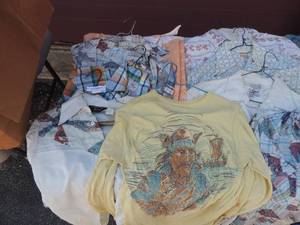 lot 57 image: WESTERN PEARL SNAP SHIRTS - SEVERAL PLUS A T-SHIRT