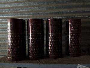 lot 203 image: Country club metal tins x 4