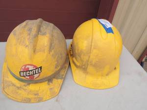 lot 231 image: HARD HATS  X 2