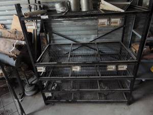lot 233 image: Metal shelving unit was a store display