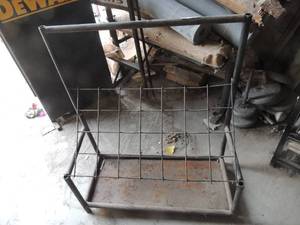 lot 234 image: Floor display for wire rolls