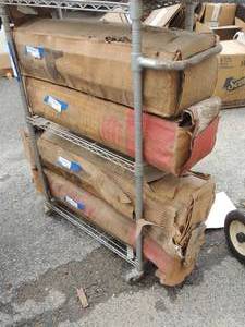 lot 257 image: Rolling rack no contents