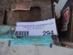 lot 294 image: Deck screws  3 boxes  Tin caps 3 boxes