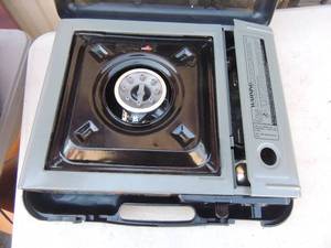 lot 320 image: Portable gas burner multi fuel