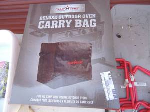 lot 276 image: NIB Camp chef deluxe outdoor oven CARRY BAG