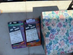 lot 394 image: MAGNE Poem  QTY 2 and photo storage boxes