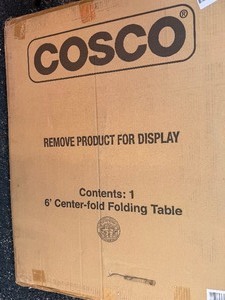 lot 451 image: NEW Costco  6 foot folding table