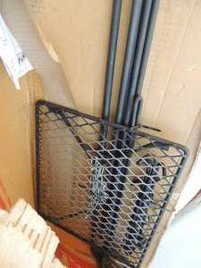 lot 21 image: CAMPFIRE BLACKSMITH - GRILLING GRATE ON LEGS - NEW