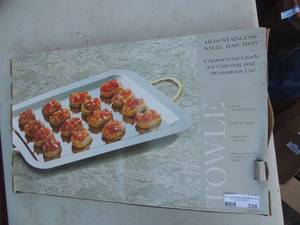 lot 338 image: Towle stainless bar tray