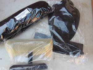 lot 384 image: Necklace display, Bracelet display x 2