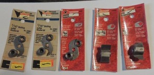lot 427 image: Router bits  - 116 slotting  x, 564  slotting, 38 & 516 RABBETING