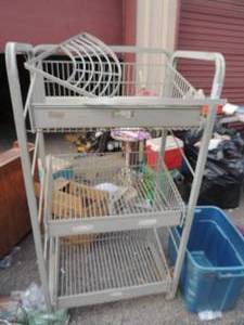 lot 551 image: Display rack metal