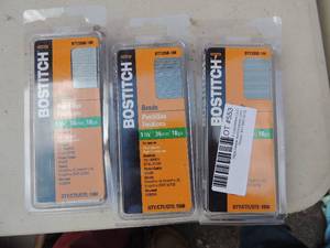 lot 553 image: Bostich nails-1 38 18ga x 3 packs