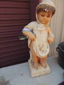 lot 25 image: GIRL STATUE - APPROX. 28 HT