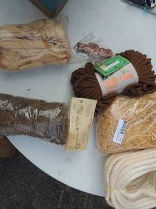 lot 590 image: Moss, jute and husks