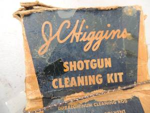lot 596 image: J.C. Higgins shotgun cleaning kit