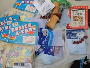 lot 681 image: Design a card, beads and more