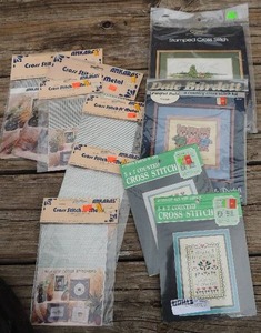 lot 669 image: Cross stich 5x7 x , 8 x 10 x 2 and more