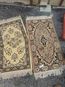 lot 687 image: 2 entry hall rugs 2feet by 3.5 feet