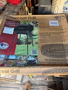 lot 107 image: AMERICANA GRILLS - CHARCOAL GRILL - NIB